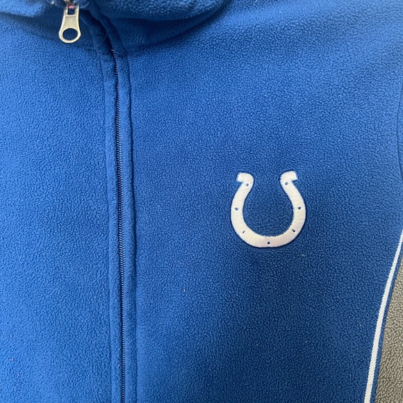 NFL Team Apparel Women's Indianapolis Colts Football Blue Zip Up - Picture 4 of 6